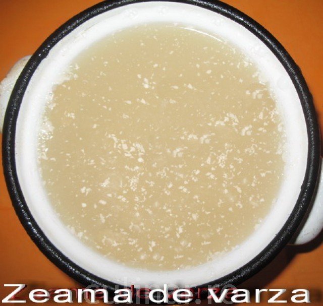 CIORBA DE LEGUME CU ZEAMA DE VARZA