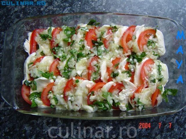 Rosii cu Mozzarella la cuptor