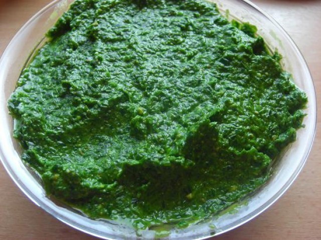 Pesto de leurda