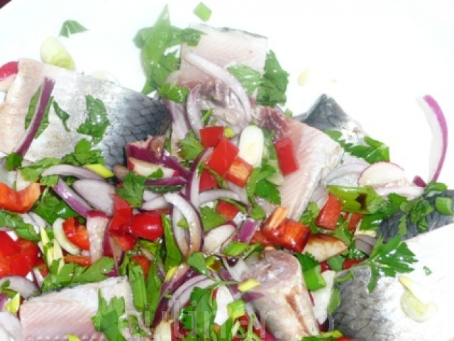 Salata orientala cu hering