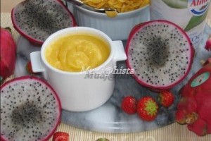 Desert cu lemon curd