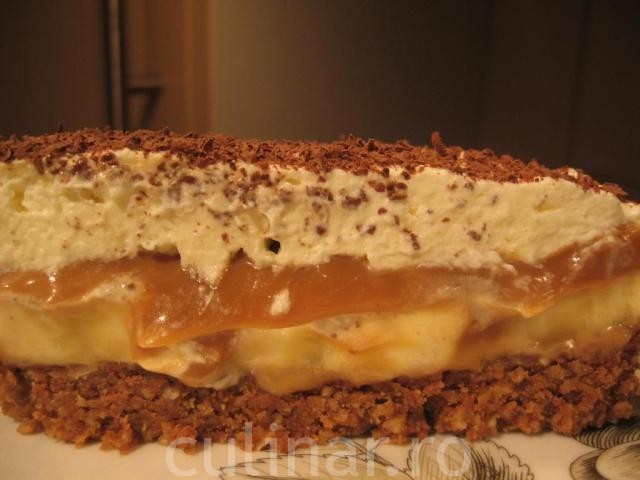 Prajitura cu banane (Banoffee pie)