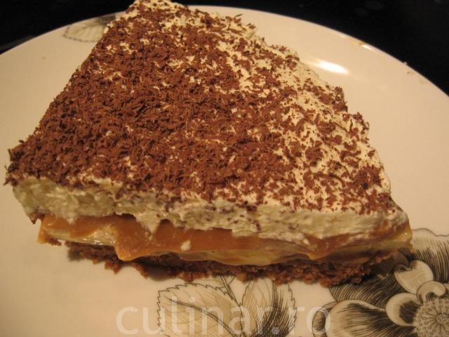 Prajitura cu banane (Banoffee pie)