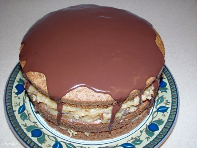 Tort de ciocolata cu fulgi de zapada