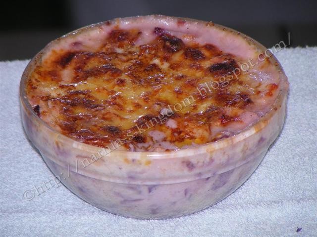 Gratin de varza rosie