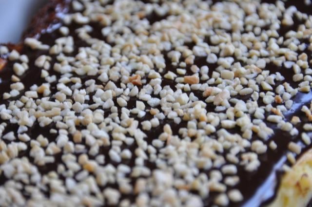 Brownies cu branza si glazura