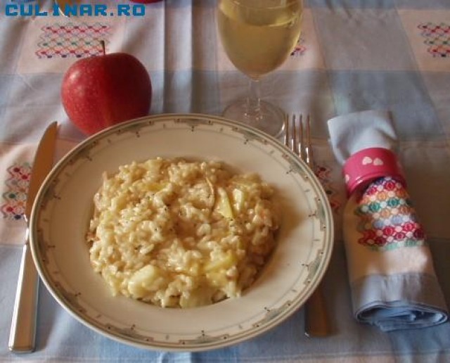 Risotto cu mar si brinza taleggio