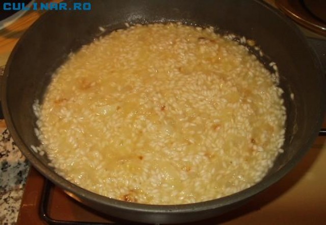 Risotto cu mar si brinza taleggio