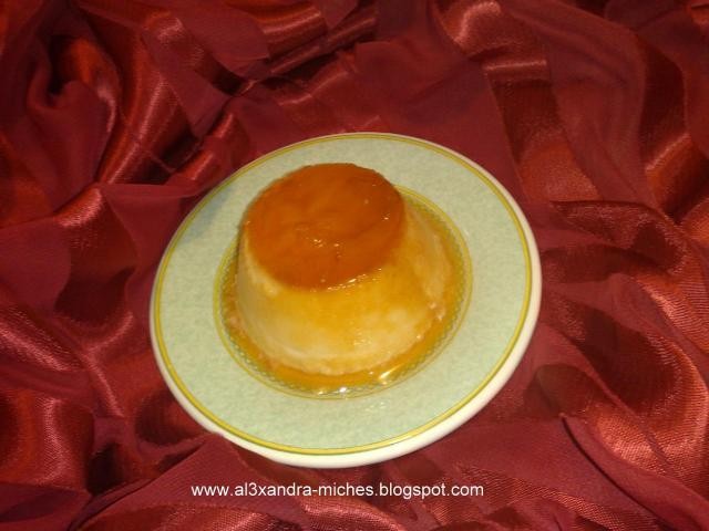 Flan de queso (flan de branza)