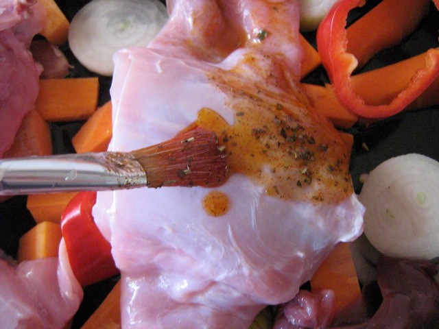 Friptura de iepure cu legume