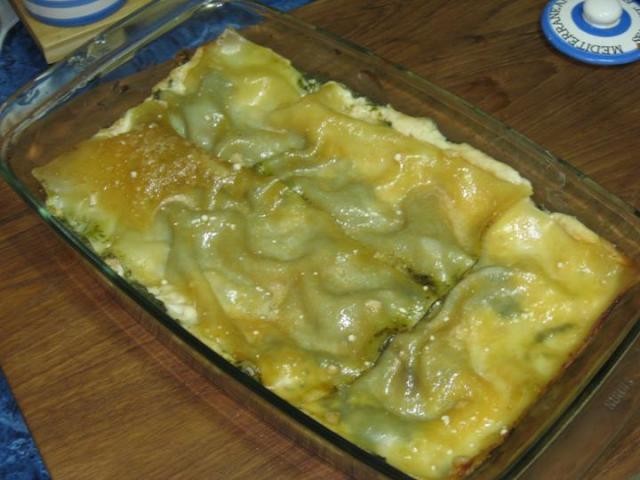 Lasagna de somon