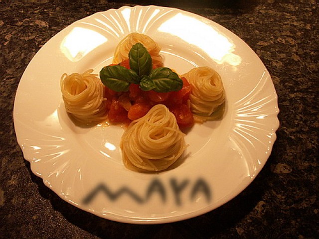 Capellini al pomodoro (paste cu rosii)