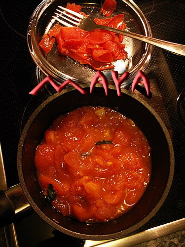 Capellini al pomodoro (paste cu rosii)