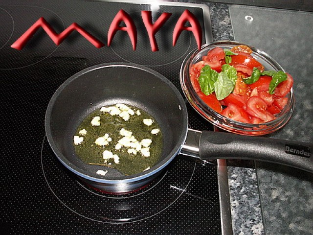 Capellini al pomodoro (paste cu rosii)