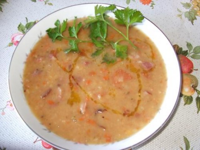 Supa de mazare galbena