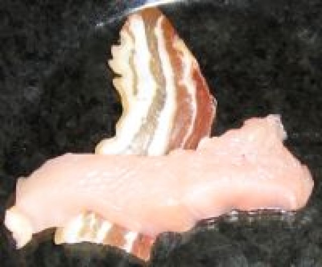 Piept de pui cu bacon