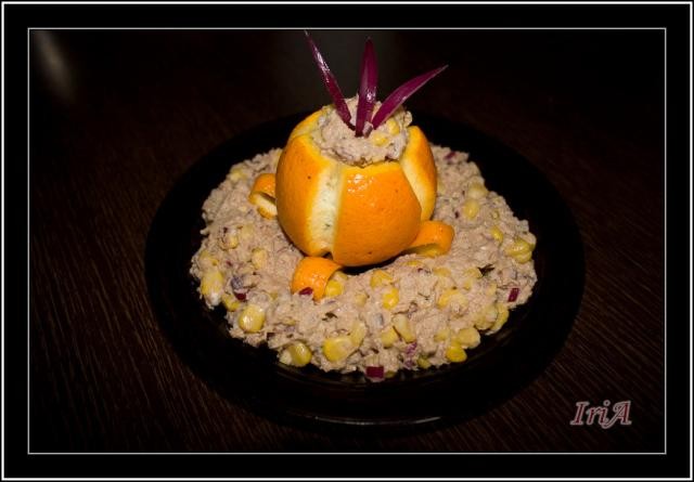 Salata de ton in portocala
