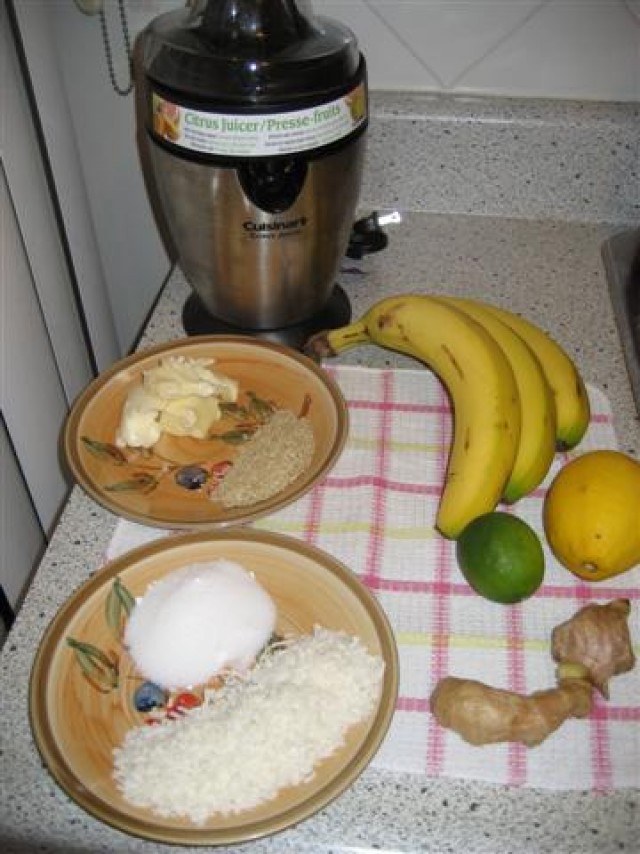 Banane cu nuca de cocos