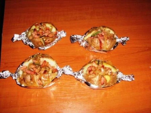 Barcute de cartofi copti