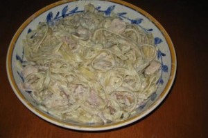 Pui fettucine