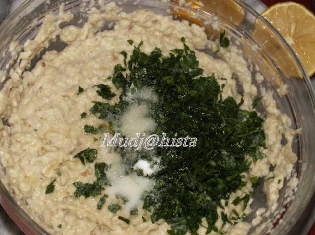 Salata de vinete cu tahini