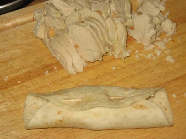 Chicken flautas, Fluiere cu pui