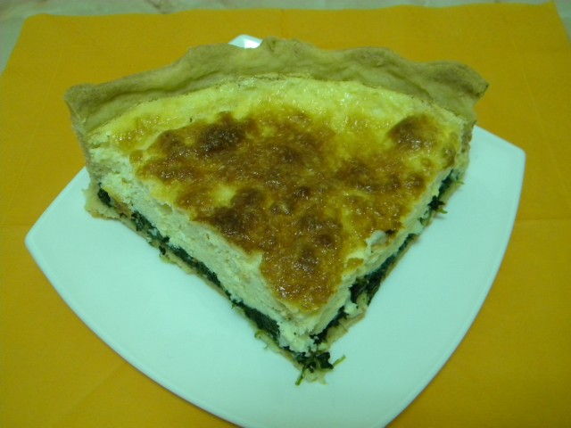 Quiche cu spanac