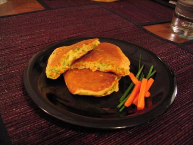 Pancake cu legume