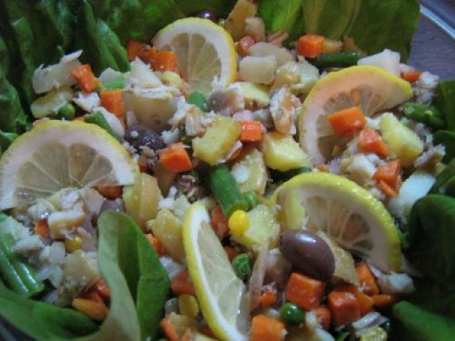 Salata de peste afumat