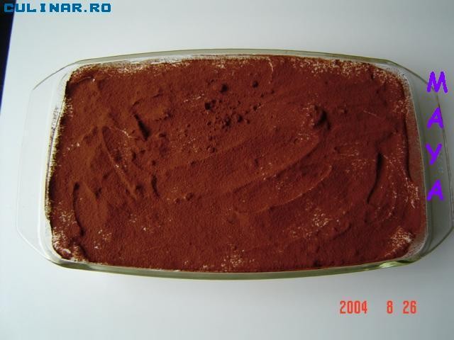 Tiramisu reţetă cu budinca