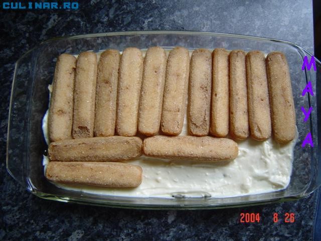 Tiramisu reţetă cu budinca