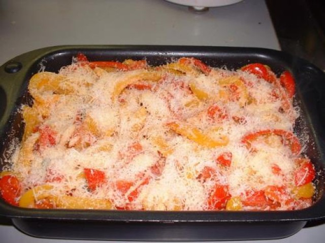 Peperonata gratinata