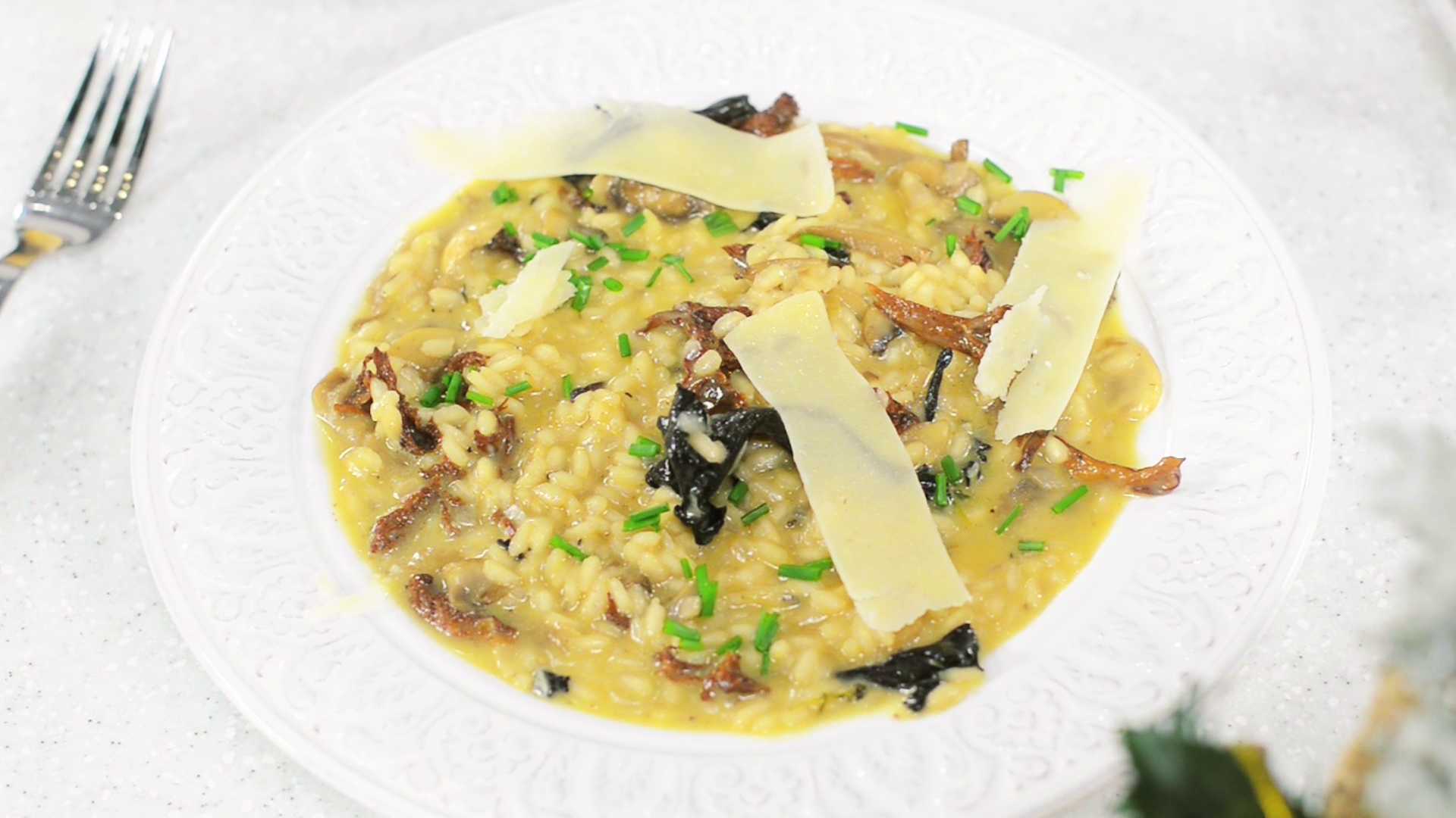 Risotto cu ciuperci - Reteta Video