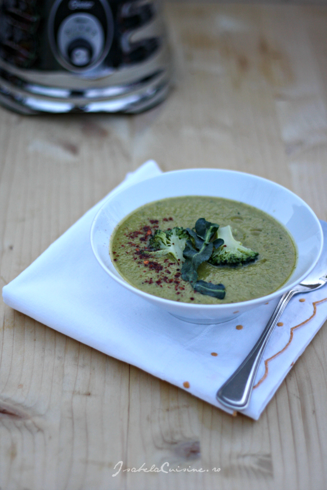 Supa crema de broccoli - de post, pregatita cu blenderul Oster