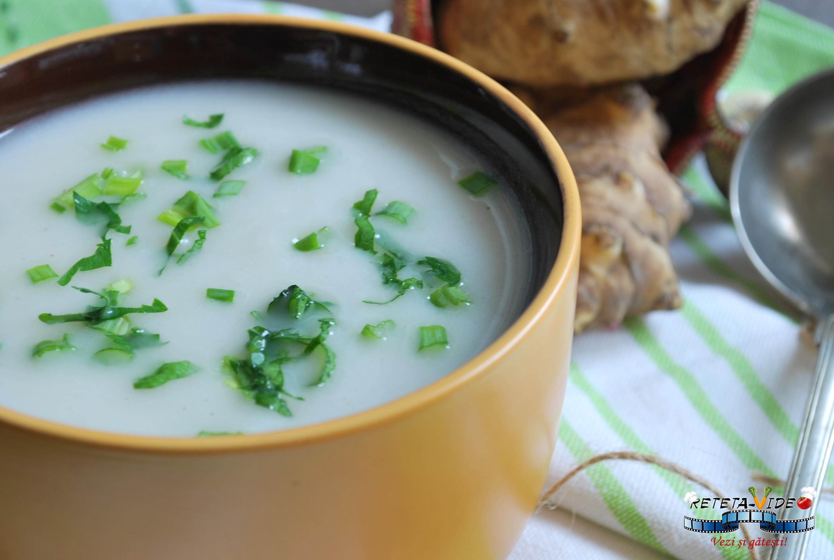 Supa Crema de Napi - de post, pregatita cu blenderul Oster