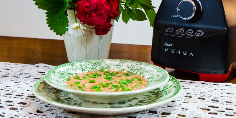 Supa de rosii raw made by Raw Chef Ligia Pop