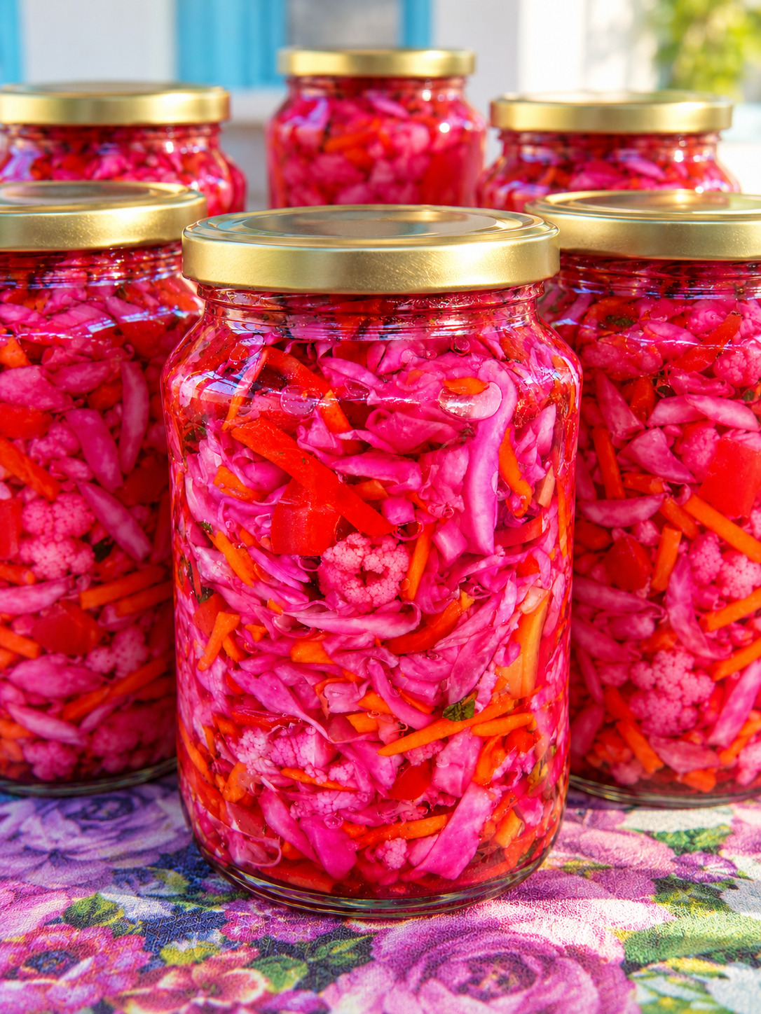 Salata asortata de legume pentru iarna