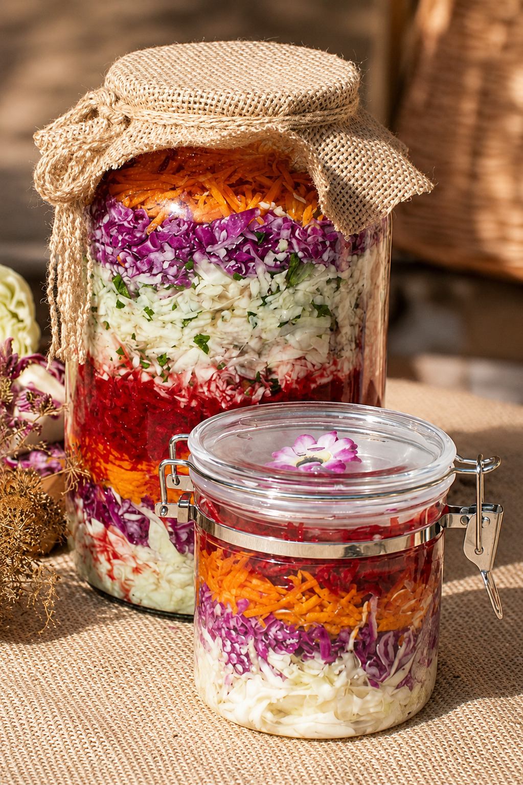 Salata in straturi pentru iarna