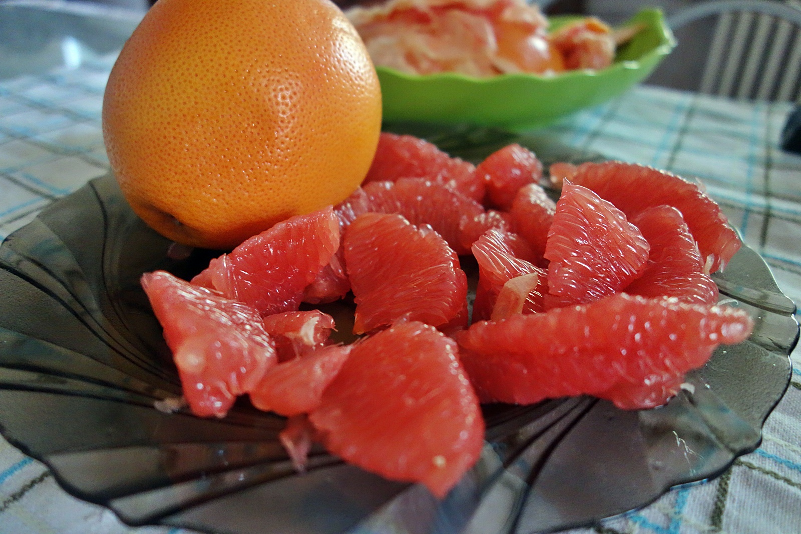 Tarta racoritoare cu grapefruit rosu si lavanda parfumata