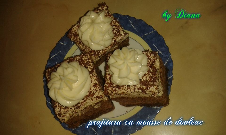 Prajitura cu mousse de dovleac