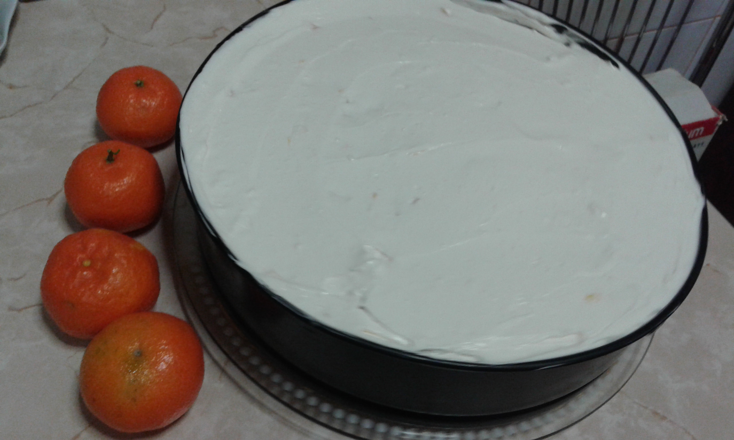 Cheesecake cu clementine si portocale