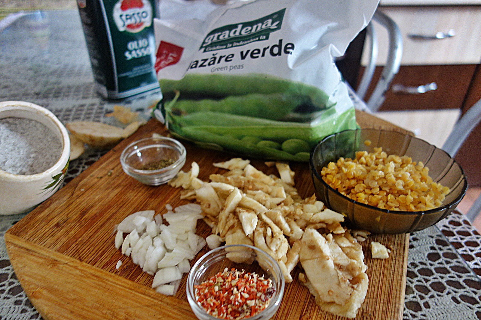 Rondele de vinete umplute cu legume si branza Tofu