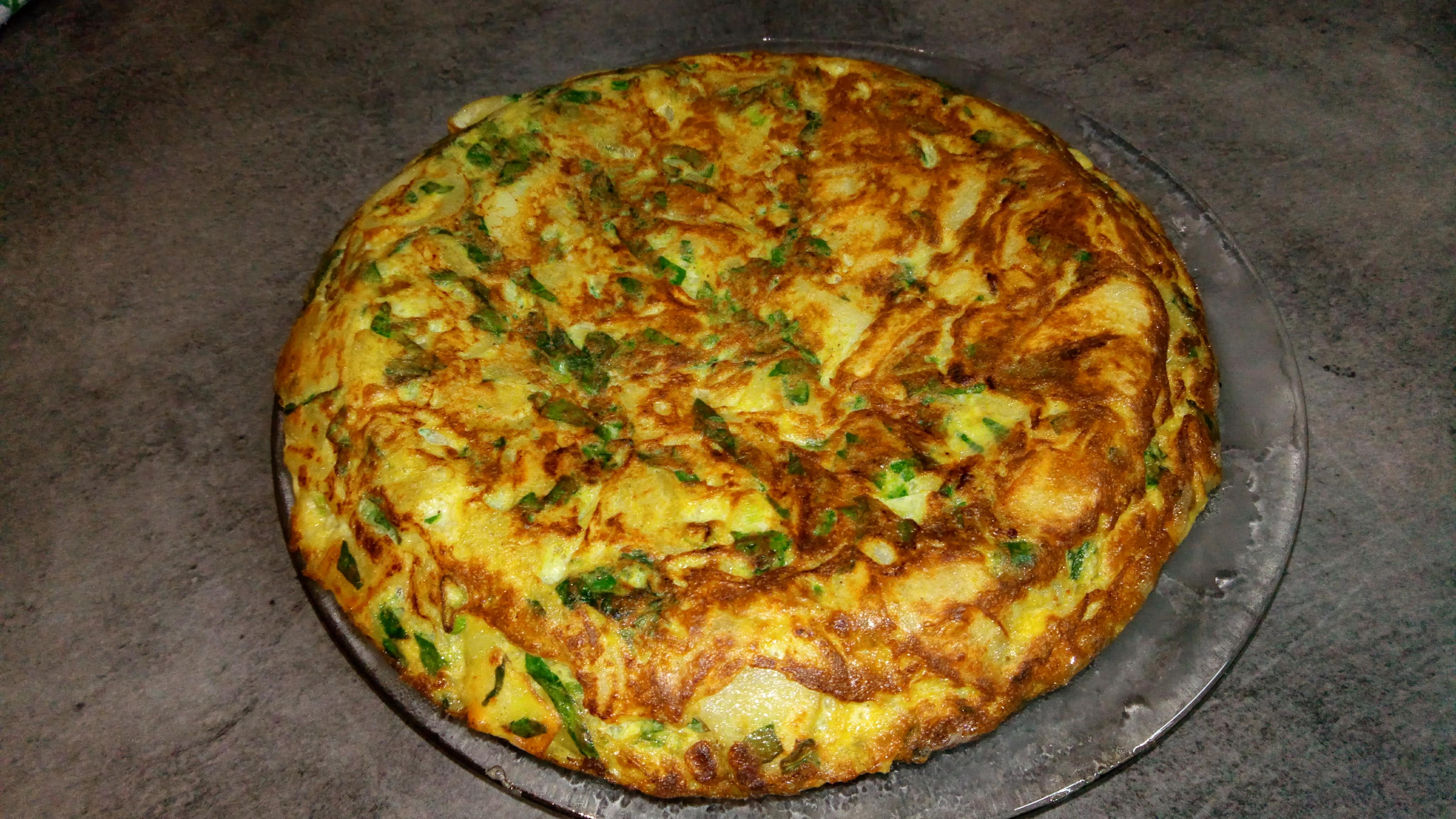 Tortilla cu spanac