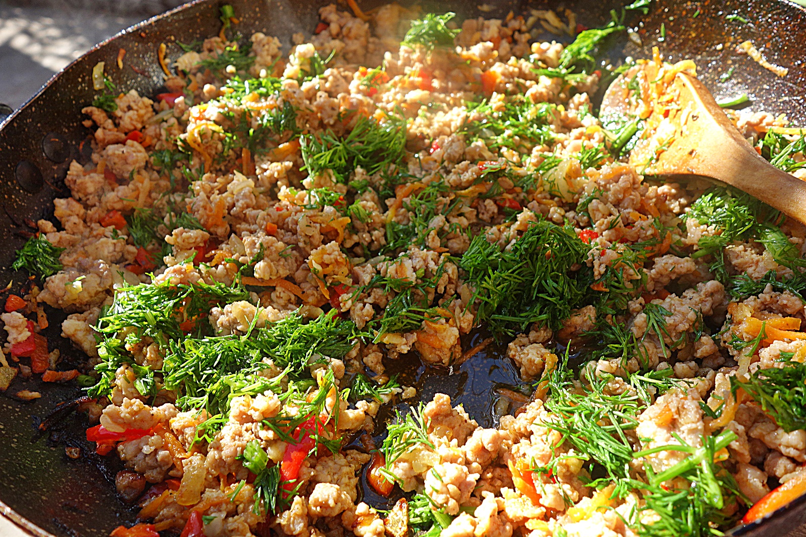 Musaca de vinete si carne tocata de curcan