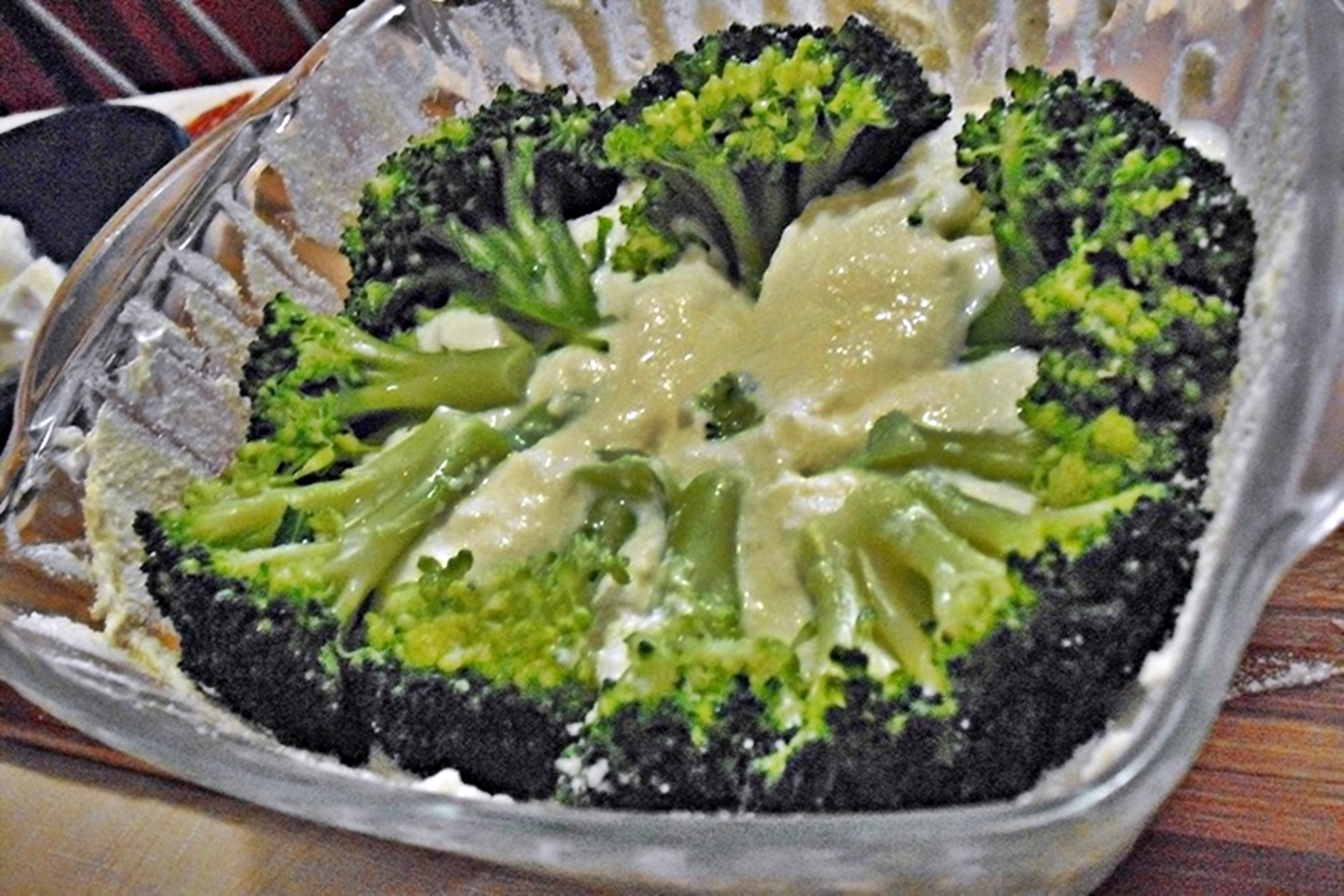 Sufleu de branza cu brocoli