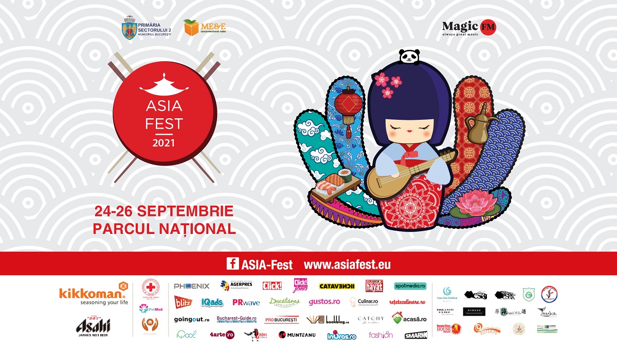 ASIA Fest revine cu a opta editie, ce va avea loc intre 24 – 26 septembrie, in Parcul National din Bucuresti