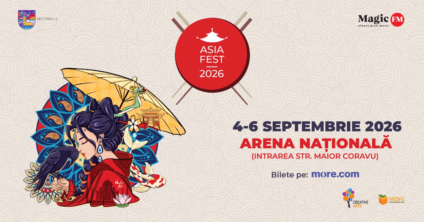 ASIA FEST 2026 transformă Arena Națională într-un continent în miniatură, între 4 și 6 septembrie