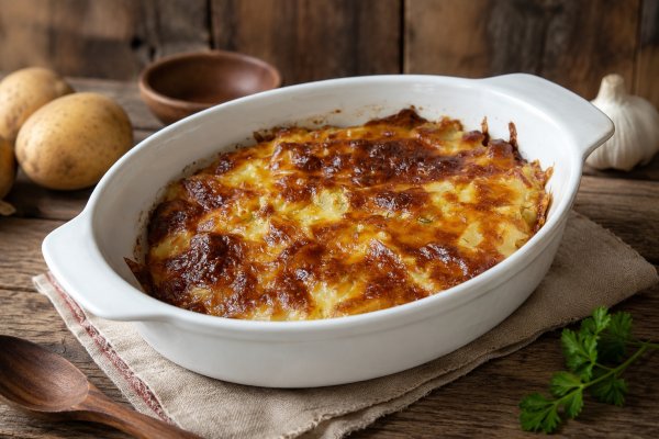 Sufleu de cartofi cu cascaval