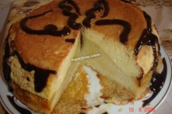 Tort crema de zahar ars