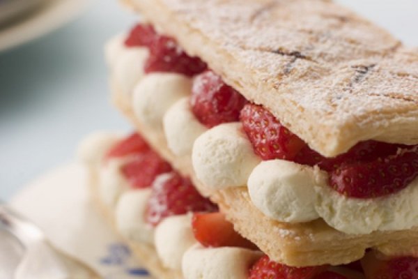 Mille-feuille cu capsuni